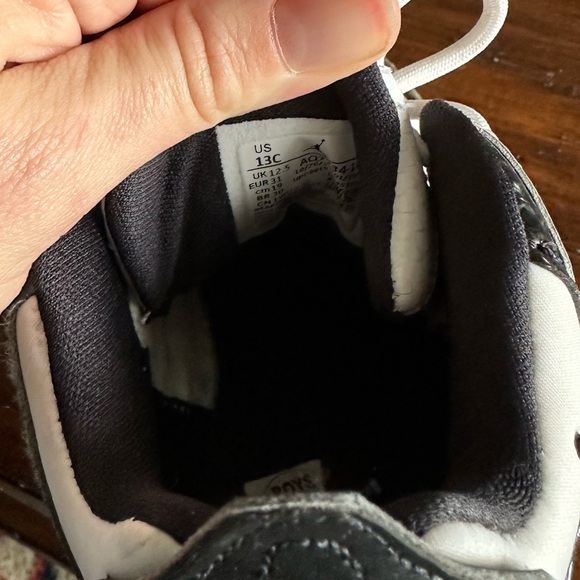 Jordan Courtside 23 'White Black Toddler 13C - Picture 5 of 6